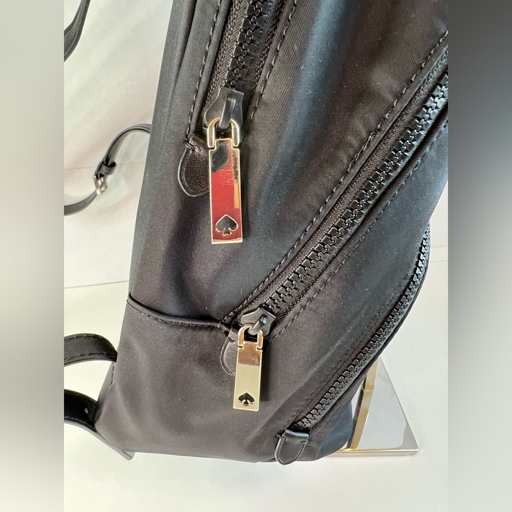 Kate Spade Karissa Black Medium Nylon Backpack - Picture 7 of 14